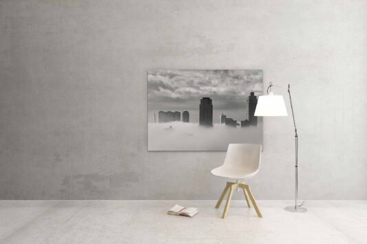 Skyline in de mist - Gallery010: Rond de 70’s | Van Rotterdam tot New York