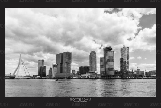 Kop van Zuid - Foto skyline Rotterdam