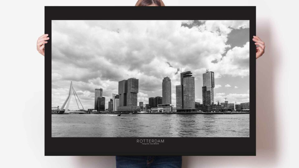 Kop van Zuid - Foto skyline Rotterdam