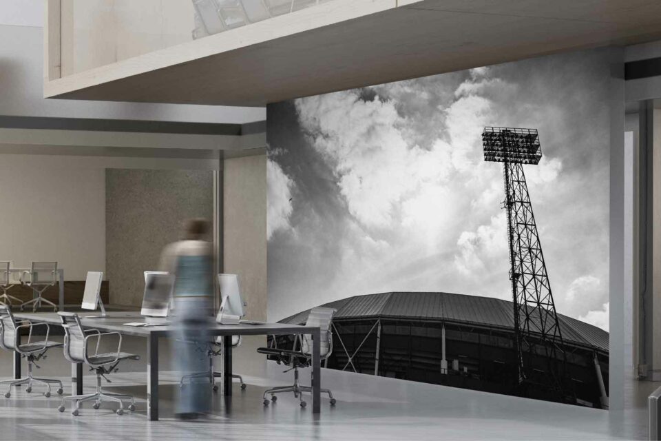 Licht met tegenlicht - Stadion Feyenoord - De Kuip