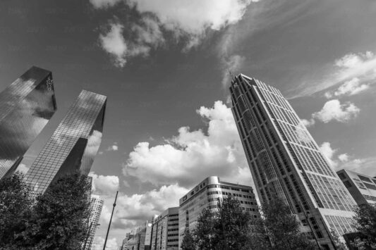 Tot de wolken - Weena - Skyline foto Rotterdam