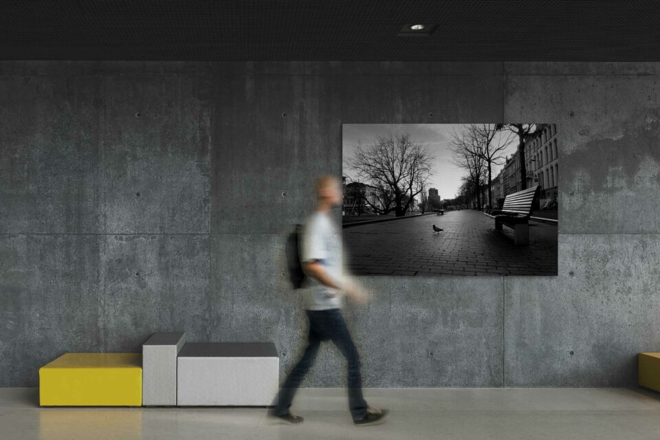 Rotterdam zwart wit foto van ©ZwartWit010. Westersingel