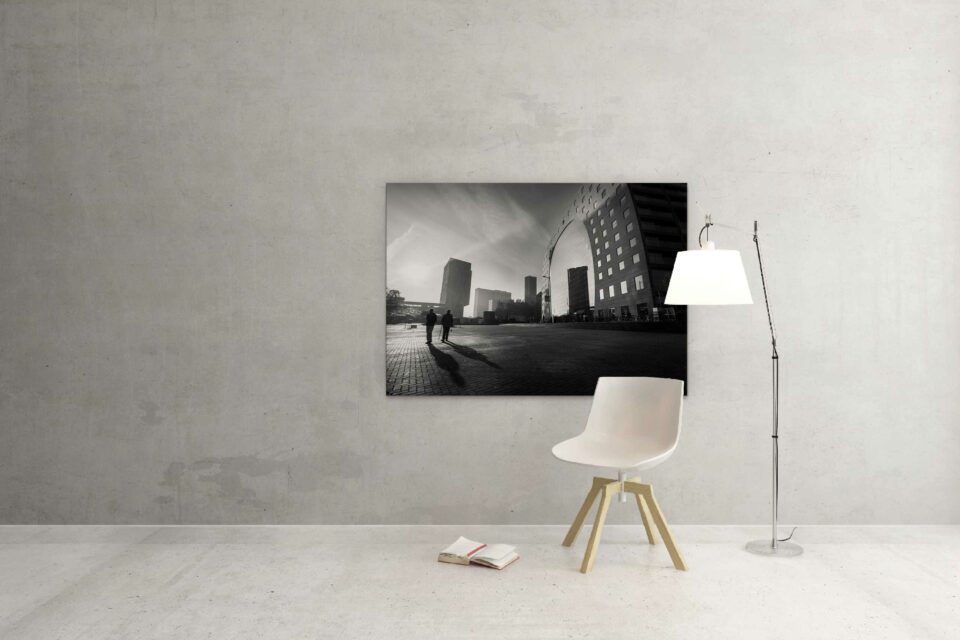Rotterdam zwart wit foto van ©ZwartWit010 De Markthal