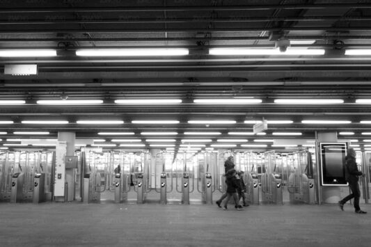 Rotterdam zwart wit foto van ©ZwartWit010. Metro CS
