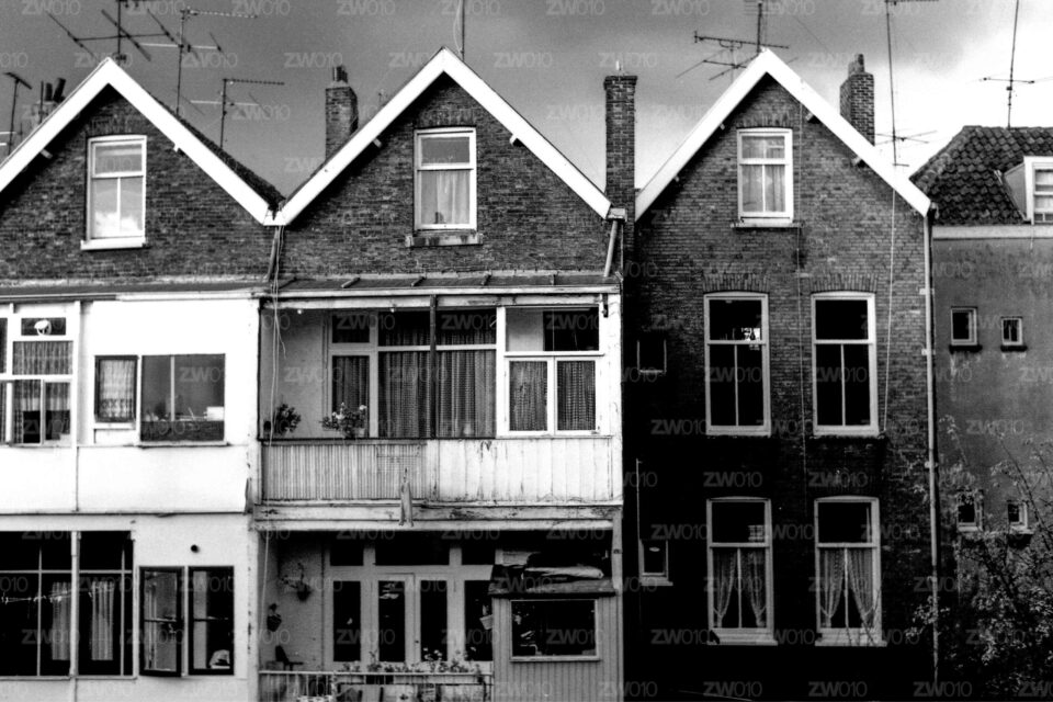 Rotterdam zwart wit foto van ©ZwartWit010. Rotterdam West