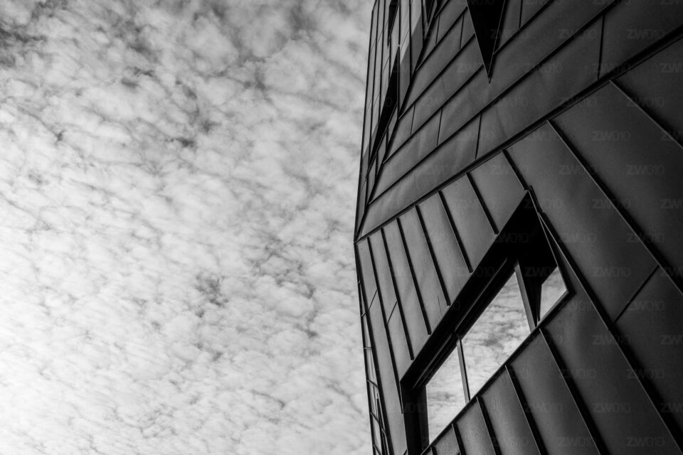 Rotterdam zwart wit foto van ©ZwartWit010. Pauluskerk