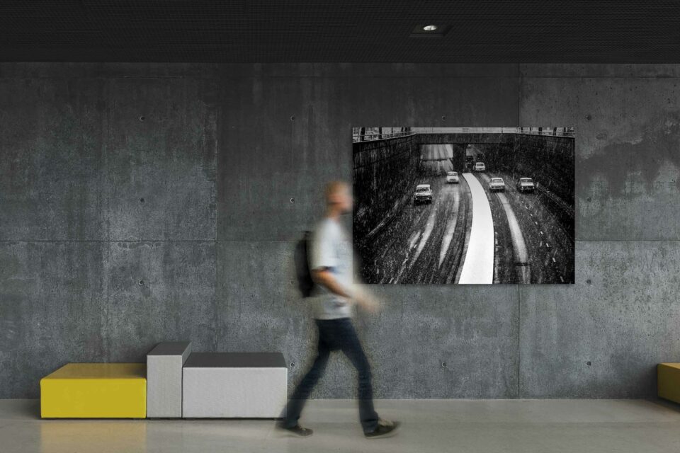 Rotterdam zwart wit foto van ©ZwartWit010. Tunneltracé – ’s Gravendijkwal