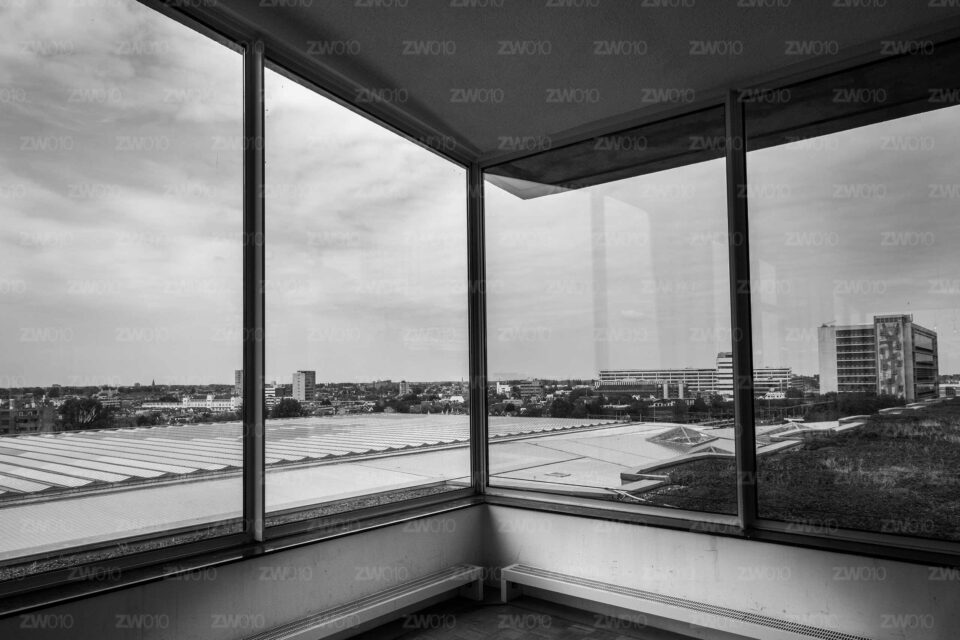 Rotterdam zwart wit foto van ©ZwartWit010. Groothandelsgebouw