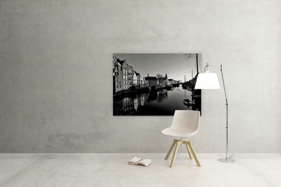 Rotterdam zwart wit foto van ©ZwartWit010. Historisch Delsfhaven