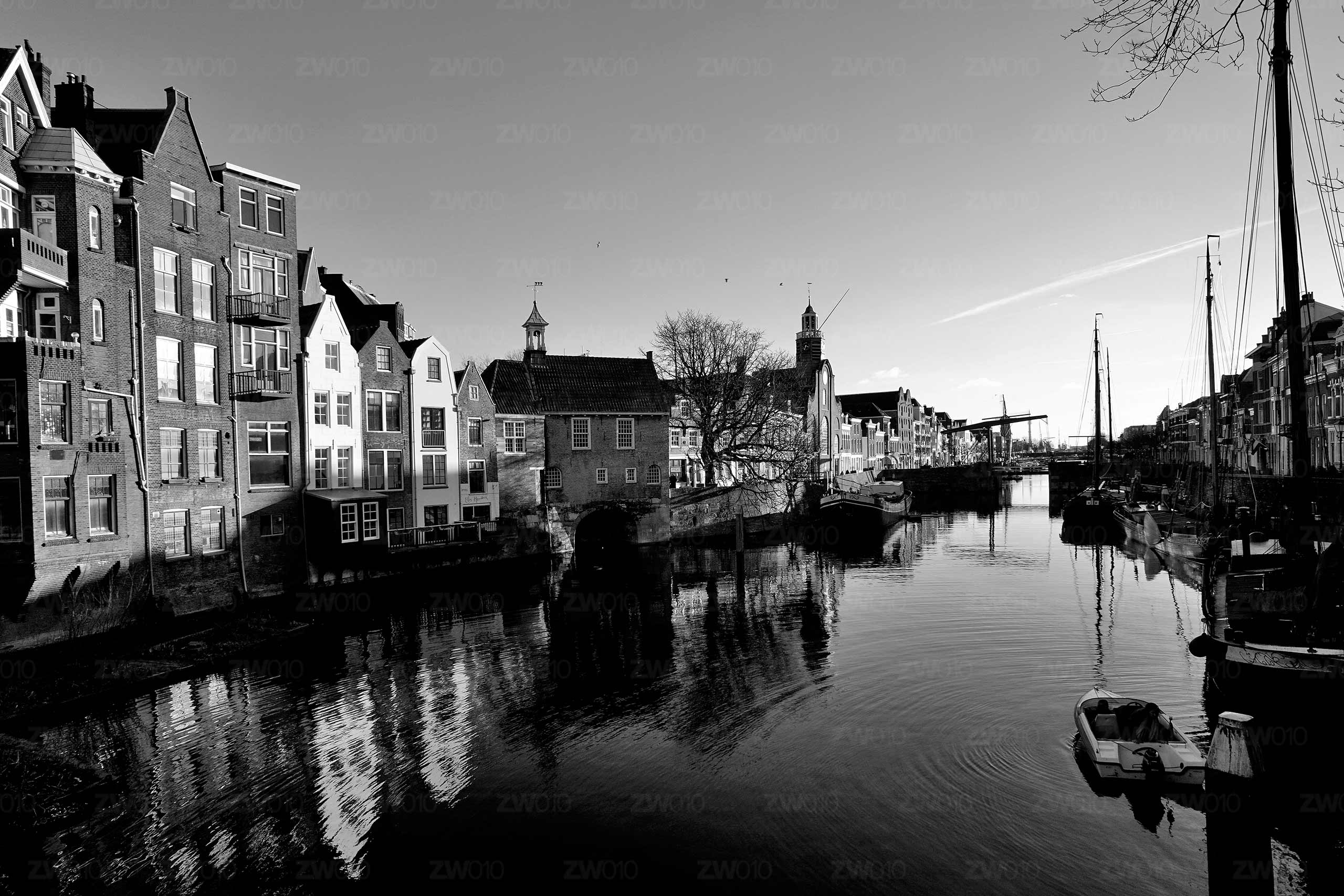 ZwartWit010©-2560x1707-Voorhaven – Delfshaven